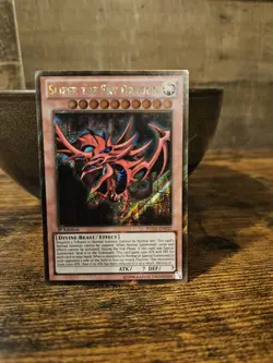 PGLD-EN032 & PGLD-EN031 Premium Gold 1st Edition Yu-Gi-Oh Slifer and Ra - Image 2