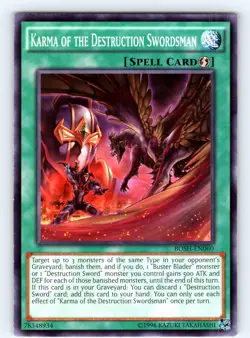 Karma of the Destruction Swordsman Common Unlimited BOSH-EN060 LP - Image 1