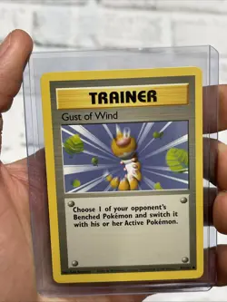 Gust of Wind 93/102 Base Set Pokemon Card 1999 NM/MT English Vintage TCG WOTC - Image 1