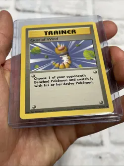 Gust of Wind 93/102 Base Set Pokemon Card 1999 NM/MT English Vintage TCG WOTC - Image 2