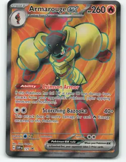 Armarouge EX 125 Promo Pokemon card - Image 1