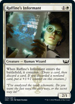 Raffine's Informant FOIL Streets of New Capenna HEAVILY PLD Common CARD ABUGames - Image 1