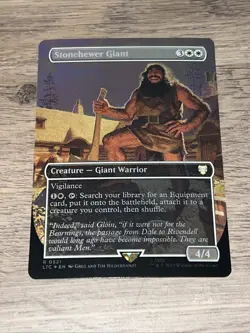 MTG Stonehewer Giant #521 Borderless Hildebrandt Art Lord of Rings Magic LOTR - Image 1