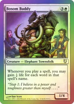Unhinged MTG Foil Bosom Buddy Magic - Image 1