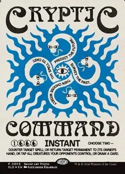MTG Cyptic Command Promo Card Foil Presale (Confirmed Order) Secret Lair - Image 1