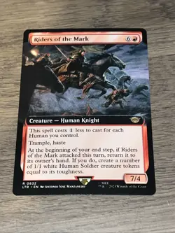 MTG Riders of the Mark Extended Art 0832 Lord of the Rings Magic the Gathering - Image 1