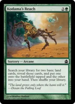 Hero Deal, English - 1 x MTG Kodama's Reach Commander 2011 - Image 1