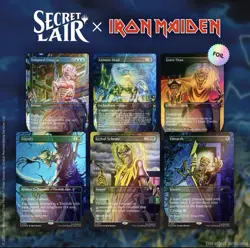PRESALE MTG Secret Lair | Iron Maiden Album Art FOIL Edition | New Sealed - Image 1