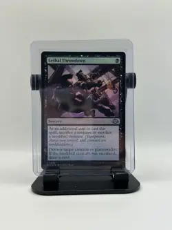 MTG, Lethal Throwdown FOIL 99 NM Modern Horizons 3 Foil - Image 1