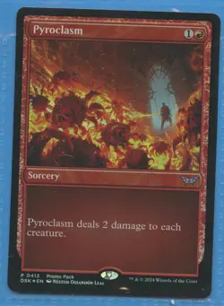 MTG: PROMO PACK: Duskmourn: House of Horror: Pyroclasm: FOIL - Image 1