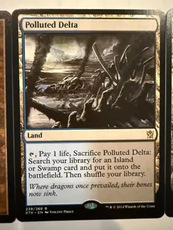 MTG: 3x Set of Polluted Delta Cards Modern Horizons 3 and Khans of Tarkir-NM - Image 4