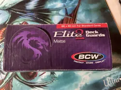 BOX OF 5. ELITE. GRAY . MAGIC THE MTG. DECK GUARDS. PROTECTOR Card Sleeves 500 - Image 3