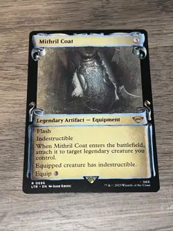 Mithril Coat Showcase Scrolls NM - Lord of the Rings Magic MTG LTR - Image 1