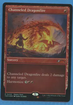 MTG: PROMO PACK: Tarkir: Dragonstorm: Channeled Dragonfire: FOIL - Image 1