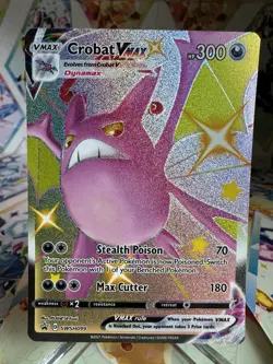Pokemon TCG Crobat VMAX SWSH Black Star Promos SWSH099 Regular Promo Card - Image 1