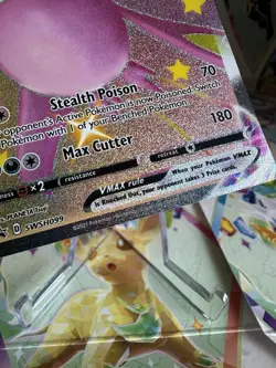 Pokemon TCG Crobat VMAX SWSH Black Star Promos SWSH099 Regular Promo Card - Image 2