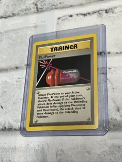 Pokemon PlusPower 84/102 NM NRMT Base Set Pokemon Card Nintendo Vintage Vtg TCG - Image 1