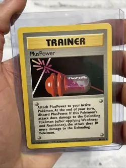 Pokemon PlusPower 84/102 NM NRMT Base Set Pokemon Card Nintendo Vintage Vtg TCG - Image 2
