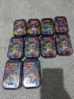 Pokemon TCG Mega Heroes Mini Tin Bundle (Set of 10 Tins) Sealed New - Image 4
