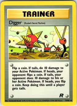 Pokemon | Team Rocket | Digger (Rocket's Secret Machine) | 75/82 | Unlimited | N - Image 1
