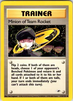 Pokemon | Gym Heroes | Minion of Team Rocket | 113/132 | Unlimited | NM - Image 1