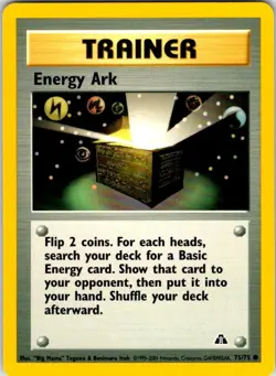Pokemon | Neo Discovery | Energy Ark | 75/75 | Unlimited | NM - Image 1