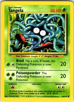 Pokemon | Base Set 2 | Tangela | 096/130 | Normal | NM - Image 1
