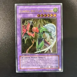 Yugioh Elemental Hero Flame Wingman TLM-EN035 Ultimate 1st Ed Silver Stamp UDE - Image 1