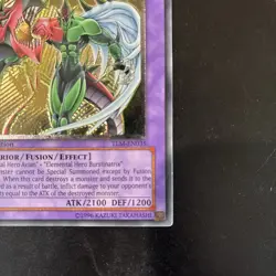 Yugioh Elemental Hero Flame Wingman TLM-EN035 Ultimate 1st Ed Silver Stamp UDE - Image 5