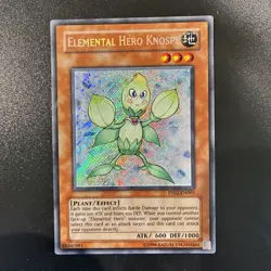 Yugioh Secret Rare Elemental Hero Knospe PP02-EN005 - Image 1