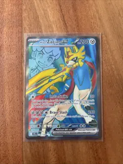 Pokemon TCG Journey Together Hops Zacian EX Card 176/159 Ultra Rare - Image 1