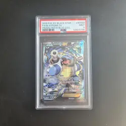 Pokemon Card - Blastoise Ex XY122 Full Art Red & Blue Collection Promo - PSA 9 - Image 1