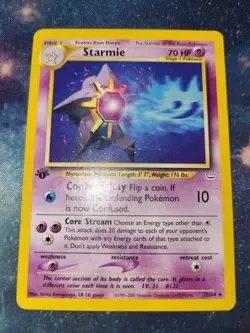 Neo Revelation 1st Edition Starmie #25/64 Rare Vintage WOTC Pokemon Card - Image 1