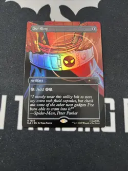 Foil Secret Lair Sol Ring 1993 x1 Magic Cards MTG Spider-Man - Image 1