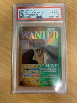 Eustass "Captain" Kid (OP01-051) PSA 10 - One Piece Card Game ENGLISH 92644650 - Image 1