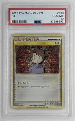 Bill (CLV) 018/034 Trading Card Game Classic Holo PSA 10 Gem Mint 🌶🥵 - Image 1