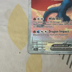 1 Card - Pokemon TCG Salamence EX 187/159 From The Journey Together Series - Image 4