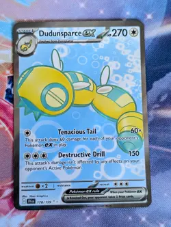 Pokemon Dundunsparce EX 178/159 Full Art Journey Together Card NM - Image 1