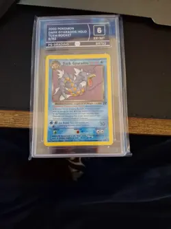 Pokemon Dark Gyarados Holo Card 8/82 Team Rocket 2000 EX-MT 6 - Image 1