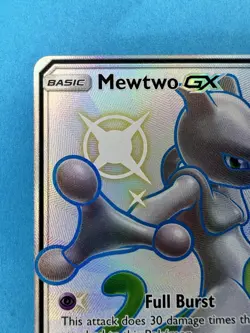 Mewtwo GX SV59/SV94 Hidden Fates: Shiny Vault Holo Pokemon Card Tcg - Image 3