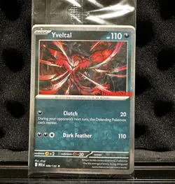 Pokemon TCG Yveltal EX GameStop Stamped Promo Holo Card #010 - Image 1