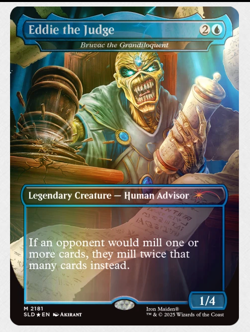 MTG Secret Lair PRESALE Foil Iron Maiden: Eddie Unchained FAST SHIPPING - Image 2