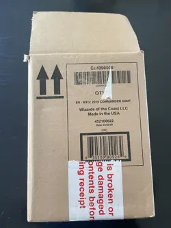 Magic the Gathering Case of all 4 Factory-sealed 2019 Commander Decks - Image 5
