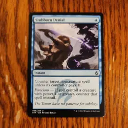 STUBBORN DENIAL ~ LP/NM ~ MTG Magic- 056 KTK Khans of Tarkir - Image 1