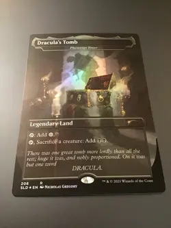 MTG Secret Lair #208 Dracula's Tomb borderless foil NM - Image 1
