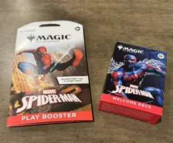 Magic The Gathering MTG Spider-Man BLUE Welcome Deck & Play Booster 2025 Marvel - Image 1