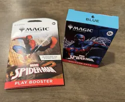 Magic The Gathering MTG Spider-Man BLUE Welcome Deck & Play Booster 2025 Marvel - Image 2