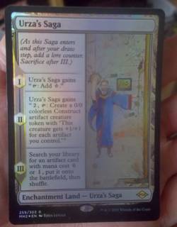 MTG Urza's Saga, Modern horizons 2. * Foil* . EDH, Modern, Legacy staple - Image 1