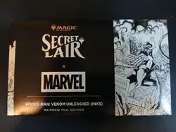 Secret Lair x Marvel's Spider-Man: Venom Unleashed (Inks) - Rainbow Foil MTG - Image 1