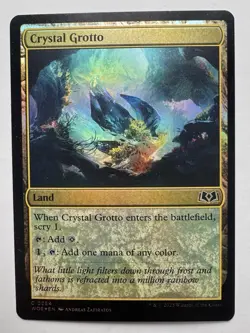 Crystal Grotto Foil (254) Wilds of Eldraine WOE MTG Magic - Image 1